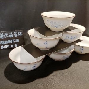 蓮花品茗杯6入